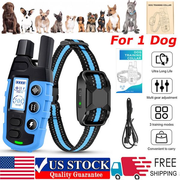 Smart Pet 1100 Yard Remote Dog Training Shock Collar for Small Medium Large Dogs