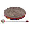REMO Drum, KIDS PERCUSSION®, Hand Drum, 8" Diameter, 1.25" Depth, Fabric Rain Forest