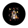 Christmas Cat Tree Cat Owner, Christmas Cat PopSockets Swappable PopGrip