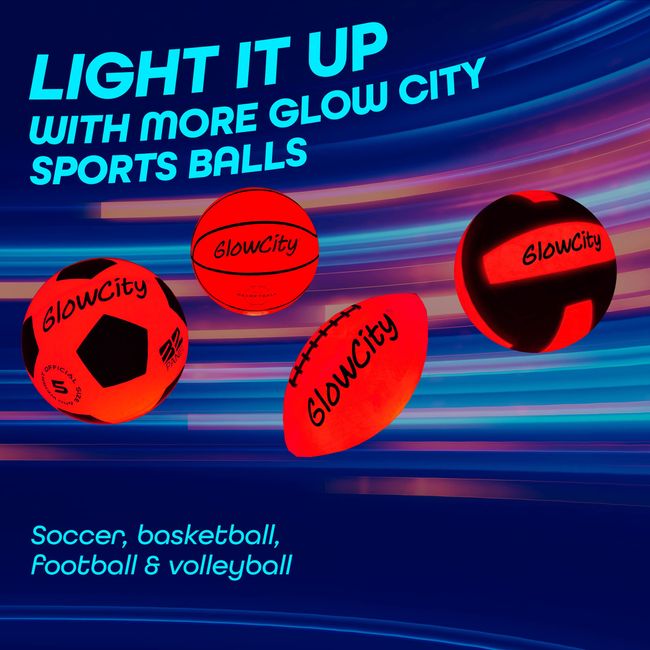 LED Light Up Soccer Ball - Glow in the Dark Soccer Ball