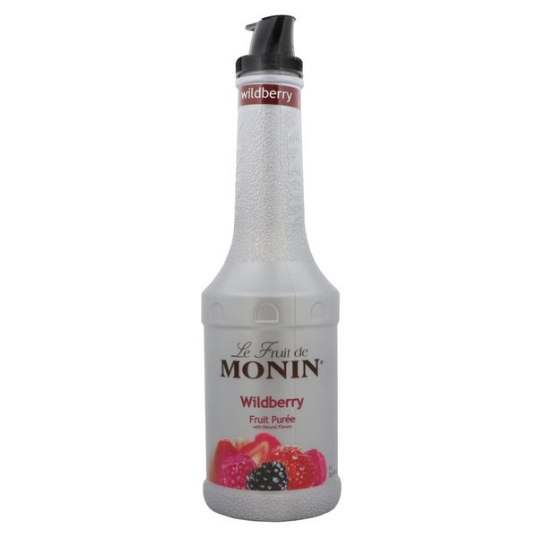 Monin Fruit Puree, Wildberry, 33.8 Ounce Bottle