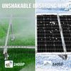ECO-WORTHY Adjustable Solar Panel Mounting Brackets Kit System for 4PCS Panels