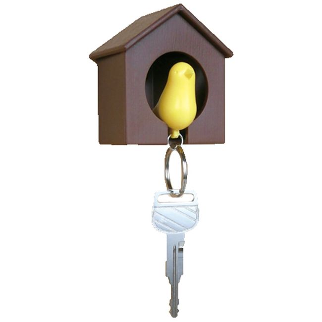 Spain Commerce Sparrow Key Ring (suparouki-ringu), Yellow/Brown _ M