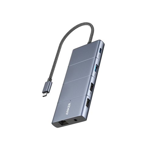 Anker 565 USB-C Hub (11-in-1) 10Gbps High Speed Data Transfer 4K HDMI Port DisplayPort 100W USB PD Support USB 3.2 Gen 2 USB-C Port USB-A Port Ethernet Port Anker 565 USB-C Hub (11-in-1) B2C