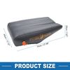 A ABSOPRO Car Front Seat Inflatable Mat Sleeping Mat for Napping Deep Gray
