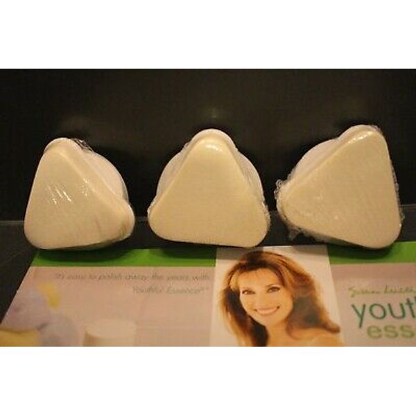 (3) Susan Lucci Youthful Essence New Triangle Sponge Applicator For Curved Tool