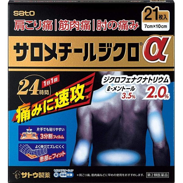 【第2類医薬品】サロメチールジクロα 21枚×3