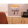 Order Home Wall Organizer Key Rack Letter Holder 5 Hooks Black Wire Wall Mount