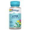 Solaray Liver Blend SP-13, Traditional Liver Cleanse Detox & Repair Support with Milk Thistle, Dandelion, Burdock, Artichoke Leaf, Kelp, Peppermint, and Trace Minerals, 100 Servings, 100 VegCaps