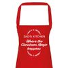 Dad's Kitchen Where The Christmas Magic Happens - Mens Apron
