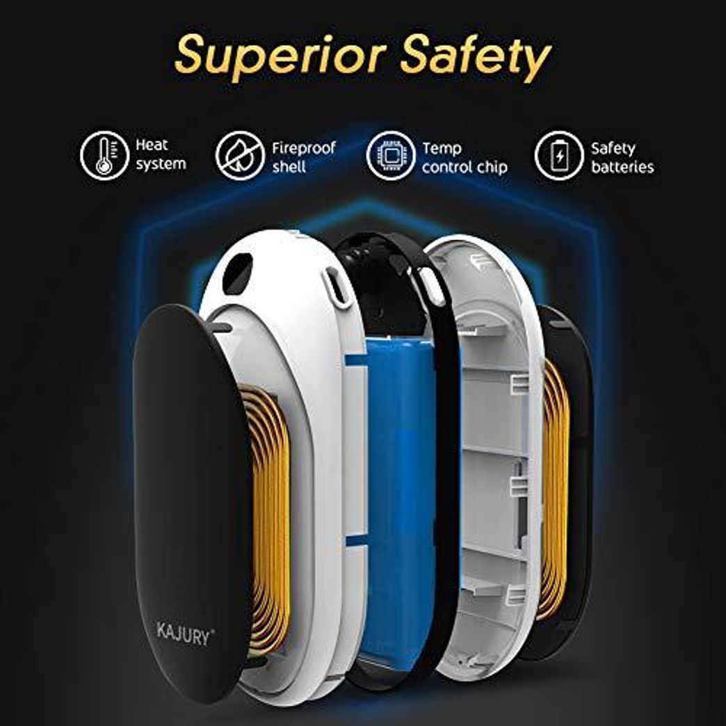 Electric Hot Portable Pocket Hand Orange Details about    12000mAh Rechargeable Hand Warmers 