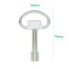 Triangle Key Garbage can, Triangle Key Key Utility Key Gas-Electric Elevator Door Lock Key. (1)