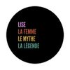 Funny French First Name Design - Lise PopSockets Swappable PopGrip
