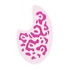 Leopard Print Effect Crafting Card Making Face Paint Stencil Approx 12cm x 8cm Washable Reusable
