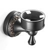 Antique Bronze Brass Bath Towel Hooks, Wall Mounted Bathroom Hardware Accessories,Pattern Carving Design