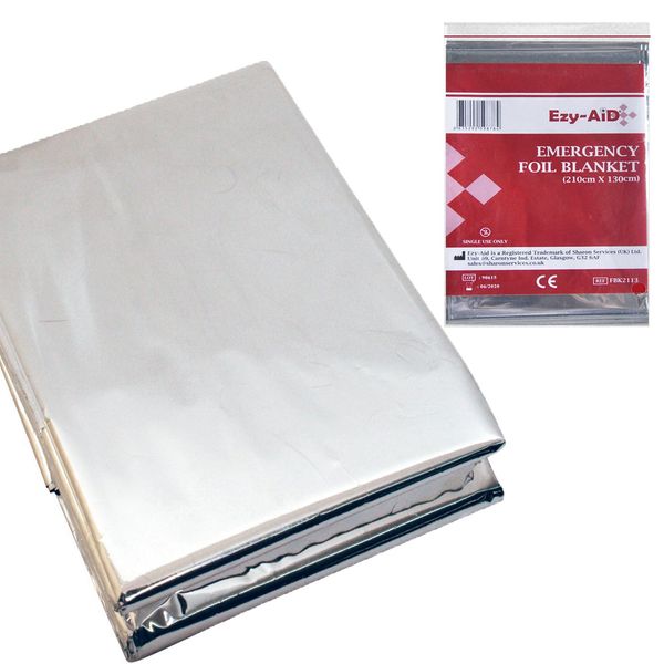 10x Premium Foil Survival Blanket, Reflective & Thermal Safety, Emergency First Aid