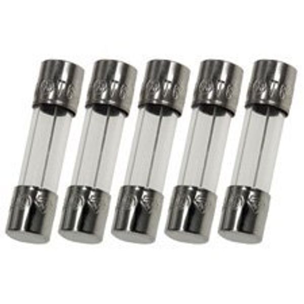 Pack of 5, F20AL250V, F20A 250V, F20 L250V, F20A 250V, F20L250V Cartridge Glass Fuses 5X20mm (3/16" X 3/4"), 20A 250V, Fast-Blow (Fast Acting)