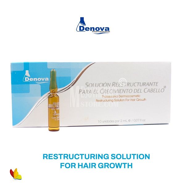 Restructuring Solution for Hair Growth Dermocosmetic Serum Mesotherapy De Nova