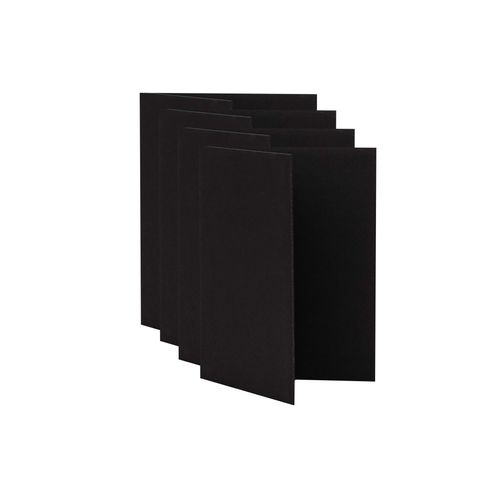 V-FLAT WORLD Tabletop V-Flat Light Reflectors for Photography - Food Photography & Product Photography Lighting Tool, Folding Light Reflector & Diffuser for Shooting Small Items - Small, 4-Pack Black