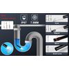 POLEDY Endoscope Camera with Light, 1920P HD Borescope, 8 Adjustable LED Light, IP67 Waterproof 16.4ft Snake Camera, Semi-Rigid Cable Inspection for Android, iOS
