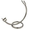 Curved Chrome Razor Stand for Straight, Shavette & Cartridge Razors - for All Razors with Handle Lengths of 100 mm or More