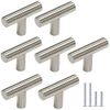 Probrico 10 Pack 2 Inch Stainless Steel Kitchen Cabinet Door Knobs Pull Handles
