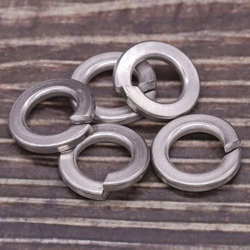 1/4 Inch Split Lock Washer Spring Lock Washer, 304 Stainless Steel 18-8, Bright Finish, 25 PCS