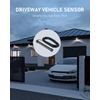 CO-Z Wired Vehicle Sensor Exit Wand Driveway Gate Exit Sensor Kit 50 ft. Cable
