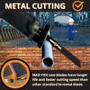 MAD FOX | Reciprocating Saw Blades | 5-Pack | (14TPI, 200mm)