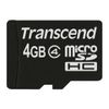 Transcend TS4GUSDC4 Micro SDHC 4GB Class 4 Speicherkarte Schwarz