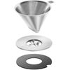 ZWILLING Sorrento Glass Coffee Mug, 2-pc, Silver