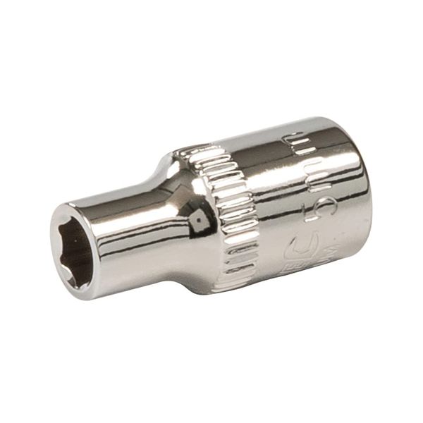 Silverline 134082 Socket 1/4" Drive 6pt Metric 5 mm