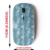 2.4G Wireless Mouse with Cute Pattern Design for All Laptops and Desktops with Nano Receiver - Henna
