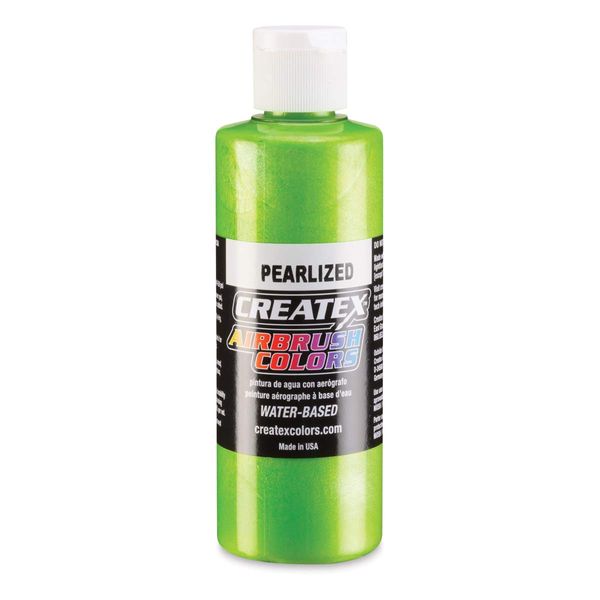 Airbrush Pearlescent Paints Color: Lime, Capacity: 4 Oz