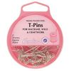Hemline T-Pin Nickel 51mm 20pcs