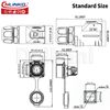 8 Pin Female Only Quick Connect Waterproof Power Connector