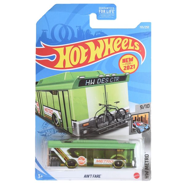 Hot Wheels Ain't Fare, [Green] 155/250 Metro 9/10