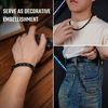 [KeyUnity] KA41BK Titanium Key Ring Carabiner for Connecting Mini Hook Quick Release Connector Small PVD Black 6PCS