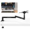 Ulanzi LS26 Low Profile Microphone Arm with Cable Channels Desk Clamp