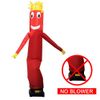 10FT/3M Inflatable Puppet Sky Air Wind Tube Puppet Sky Wavy Dancer without Blower(Red)