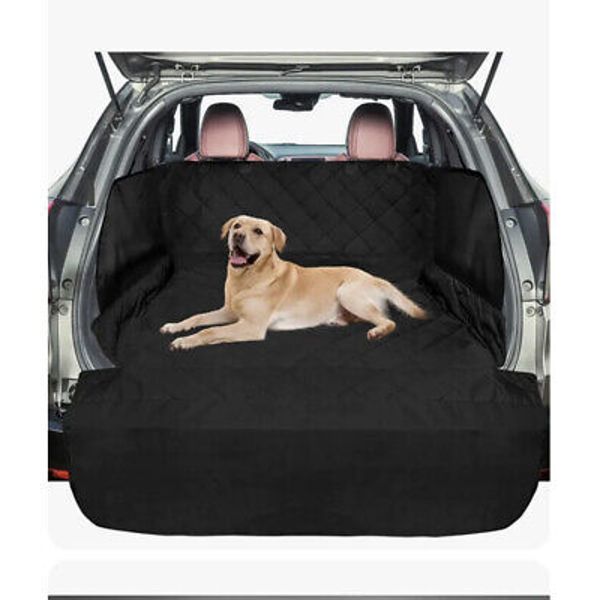 F-Color SUV Cargo Liner for Dogs, Water Resistant Pet Cargo Cover with Side Flap