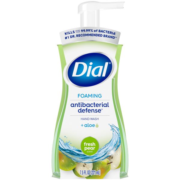 Dial Antibacterial Foaming Hand Wash, Fresh Pear, 7.5 fl oz