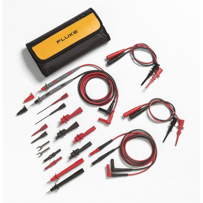 Fluke TL81A Test Lead Set, Deluxe Electronic,Red/Black,Small