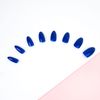 Invogue Electric Blue Oval Nails(24 Pieces)