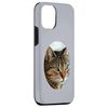 Stunning Tabby Cat Acrylic Pet Portrait Case for iPhone 12/12 Pro