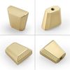 9BUILD 10 Pack Brushed Gold Cabinet Knobs Drawer Knobs Kitchen Cabinet Knobs Gold Knobs for Cabinets Gold Dresser Knobs Knobs for Dresser Drawers