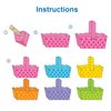 Baker Ross FX545 Easter Baskets Value Pack - Pack of 30, Make Your Own Easter Egg Hunt Baskets for Kids