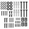 Conecto Vesa Screws Set, 66 Pieces, Ideal for TV Mounting, Black