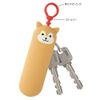LIHIT LAB A-7785-10 Slim Key Case, Penguin (Bulk Purchase, 3-Piece Set)